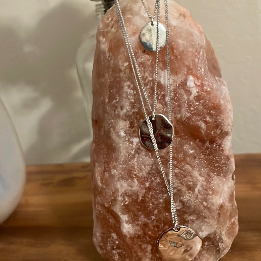 Chloe + Isabel triple circle pendant comes with duster bag.
